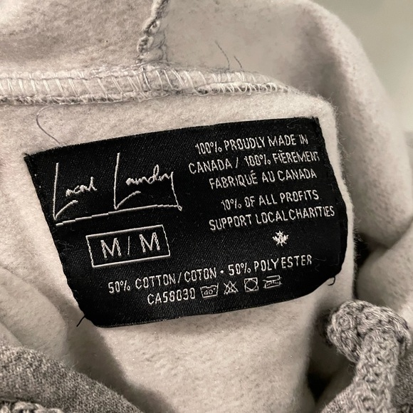 Local Laundry Hoodie in Sports Grey - Picture 3 of 8